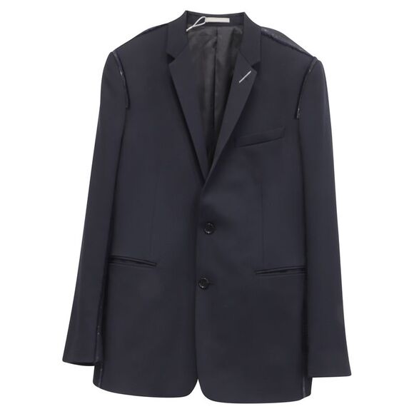 Dior Homme Blazer in Navy Blue Virgin Wool
